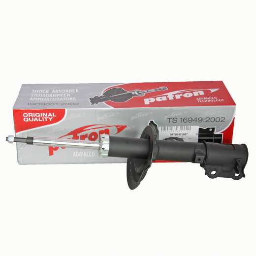 Стойка амортизатора Kia Rio '11-'17/ Hyundai Accent / Solaris '10-'17 передняя левая  Patron PSA546504