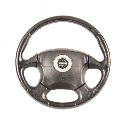 Руль Subaru Legacy/ B4/ Lancaster/ Outback '98-'03/ Impreza '00-'03/ Forester '01-'04 с Airbag (4 луча, MOMO) Контрактный