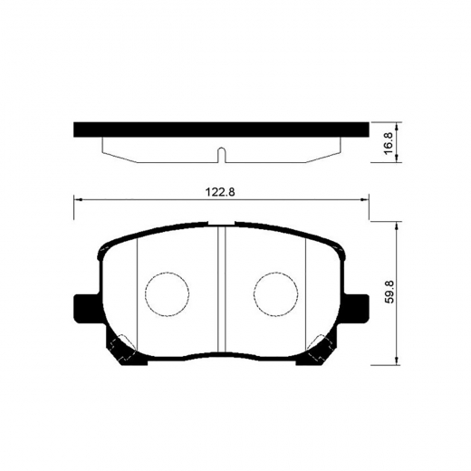 Колодки тормозные передние Just Drive JBP0053 дисковые