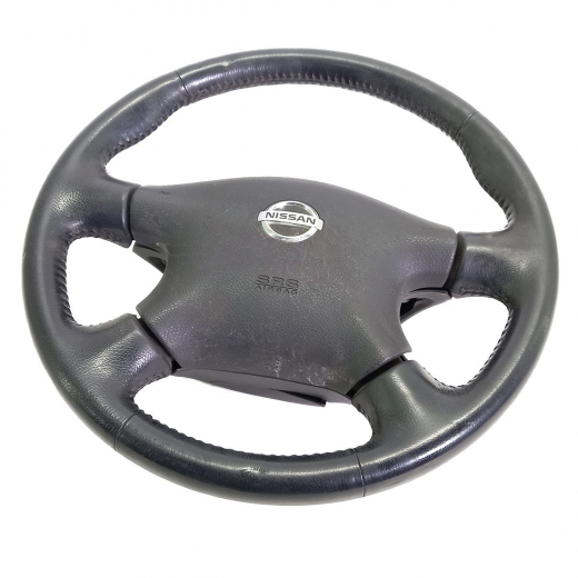 Руль Nissan Bluebird Sylphy '03-'06/ Pulsar '03-'06/ Sunny '02-'04 Airbag (4 луча, кожа) контрактный