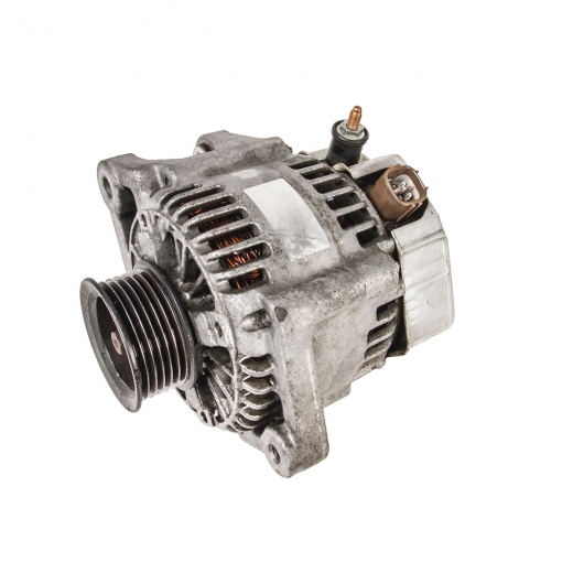 Генератор двигателя Daihatsu Boon/ Toyota Passo '06-'16 (1KR-FE) квадратный разъем, 4 конт. контрактный