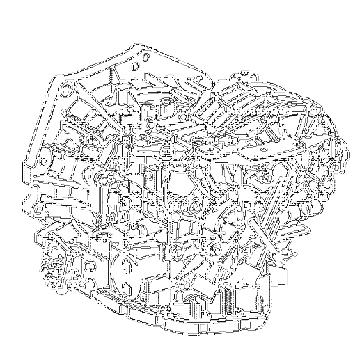 Вариатор (CVT) K411 для Toyota Vitz '10-'25/ Porte '12-'25/ Probox '14-'25/ Ractis '10-'16/ Spade '12-'25/ Succeed '14-'25/ Yaris '10-'25/ Subaru Trezia '10-'16 ДВС (1NR-FE, 1NR-FKE) контрактная ( 2WD)