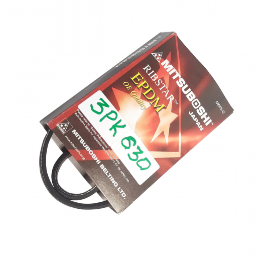 Ремень приводной поликлиновый (3x630мм.) Mitsuboshi 3PK630