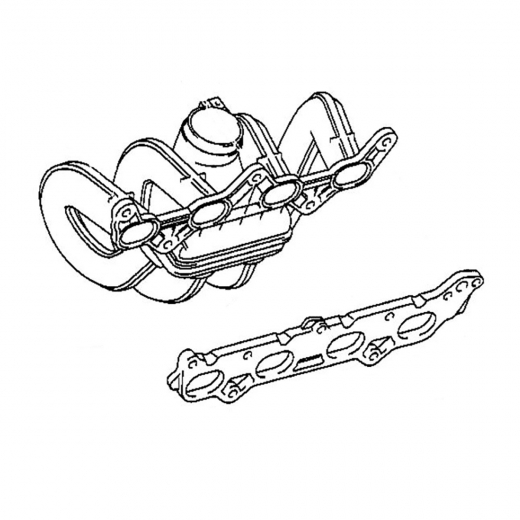 Коллектор впускной Toyota Vitz '02-'10/ Ractis '05-'10/ Belta '05-'12 (2SZ-FE) Контрактный