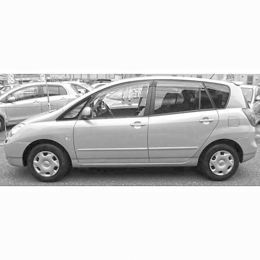Стекло боковое в кузов Toyota Spacio '01-'07 заднее левое контрактное