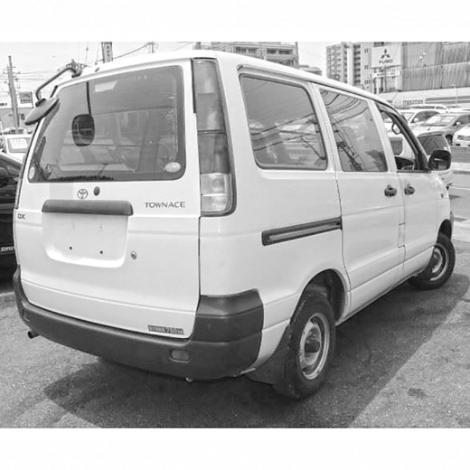 Стекло боковое в кузов Toyota Lite/ Townace Noah '96-'01/ Van '96-'08 заднее правое глухое Контрактный