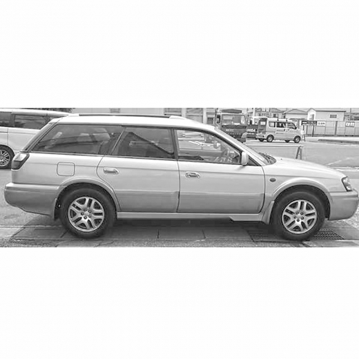 Стекло боковое в кузов Subaru Legacy Wagon '97-'03 заднее правое контрактное