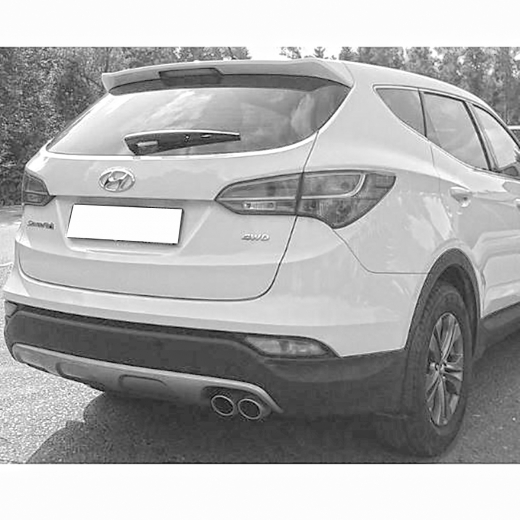 Бампер задний Hyundai Santa Fe '12-'15 верхняя часть (Корея) 