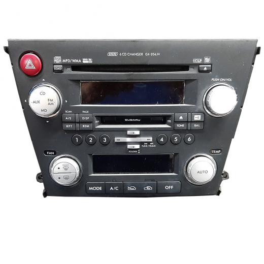 Магнитофон/ мультимедиа система Subaru Legacy '03-'09 Kenwood GX-204JHF2 fm/ md/ 6cd/ климат контрактная