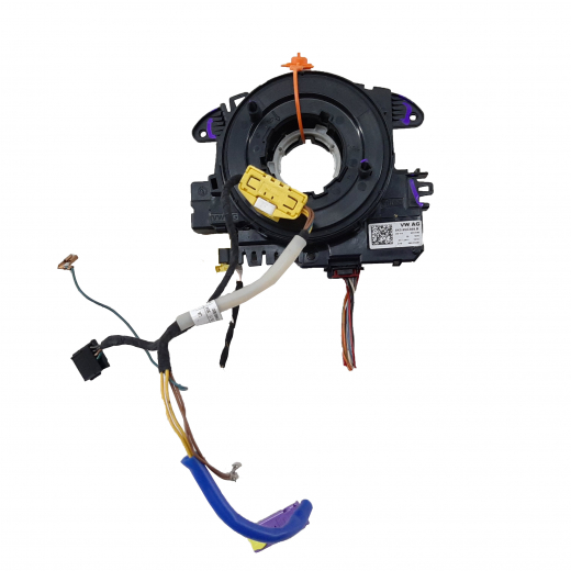 Лента подрулевая (шлейф) Volkswagen Jetta '10-'19/ Tiguan '08-'17/ Skoda Octavia '08-'13/ Yeti '09-'18/ Audi Q3 '11-'19 контрактная