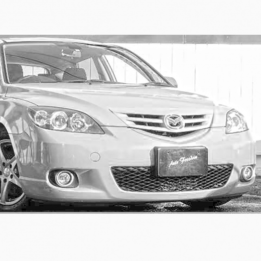 Капот Mazda 3/ Axela '03-'09 HB контрактный решетка