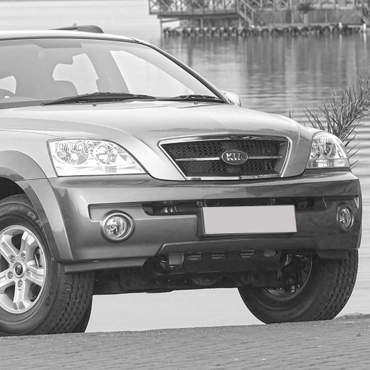 Бампер передний Kia Sorento '02-'06 API (Тайвань) 