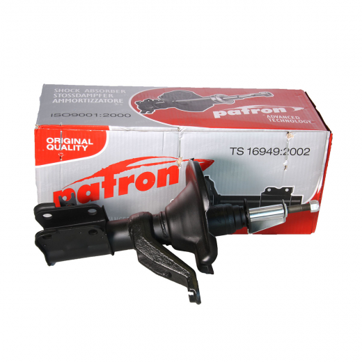 Стойка амортизатора Honda Civic '00-'05 2WD передняя левая (болт 14мм) Patron PSA331009