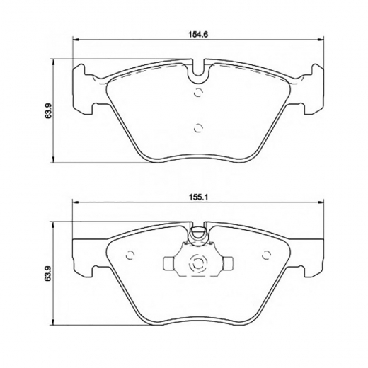 Колодки тормозные передние Just Drive JBP0309 дисковые