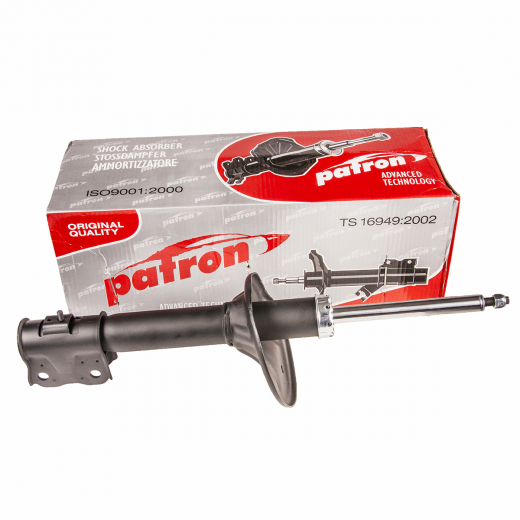Стойка амортизатора Mitsubishi Airtrek '01-'05/ Outlander '03-'06 передняя  Patron PSA334398