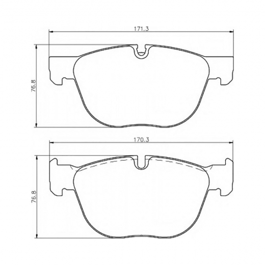 Колодки тормозные передние Just Drive JBP0271 дисковые