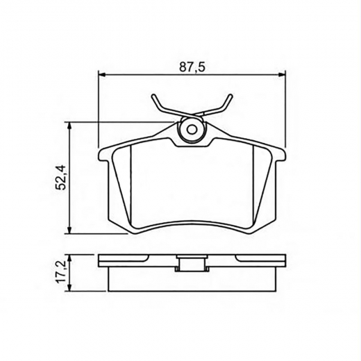 Колодки тормозные задние Just Drive JBP0344 дисковые