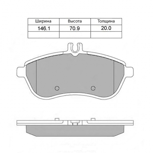 Колодки тормозные передние Lynx BD-5318 дисковые