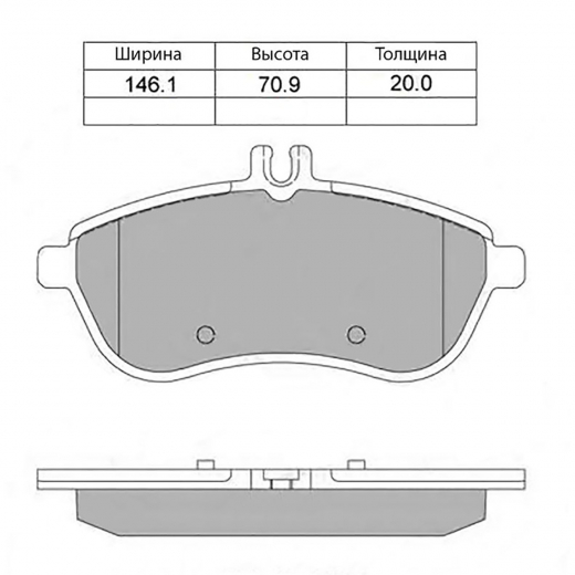 Колодки тормозные передние Lynx BD-5318 дисковые