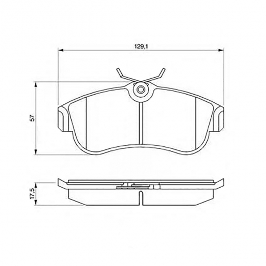 Колодки тормозные передние Just Drive JBP0009 дисковые