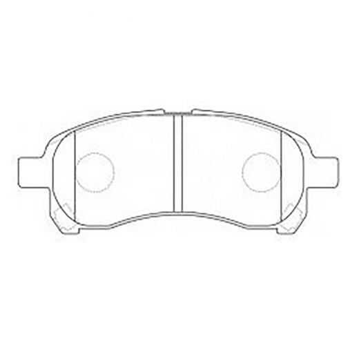 Колодки тормозные передние NIBK PN3850 дисковые