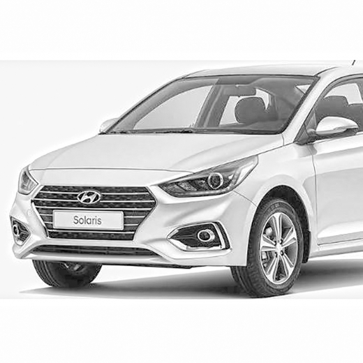 Бампер передний Hyundai Solaris Sedan '17-' SAT (Китай) 