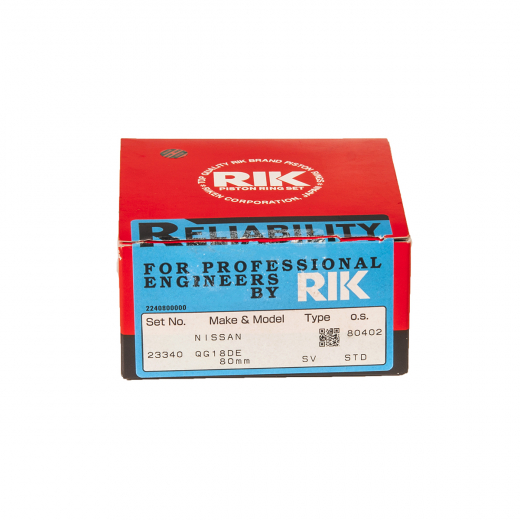 Кольца поршневые STD ( 3 кольца на поршне) RIK 23340 STD