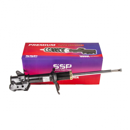 Стойка амортизатора Mazda Familia '98-'04/ Ford Laser Lidea '98-'01 2WD задняя правая (с ухом) SSP B25D-28-700