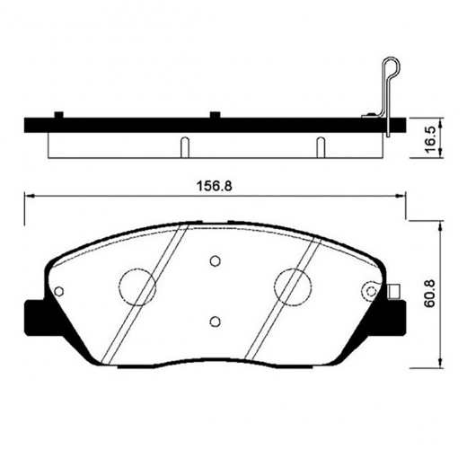 Колодки тормозные передние контрактные PN0446 дисковые