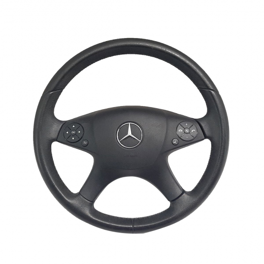 Руль Mercedes-Benz C '07-'14 Airbag (кожа, кнопки) контрактный