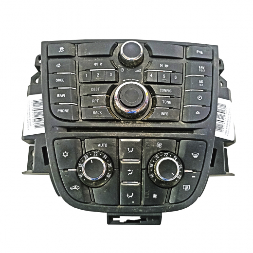 Блок управления печкой Opel Astra J '09-'15/ Meriva '10-'15  контрактный