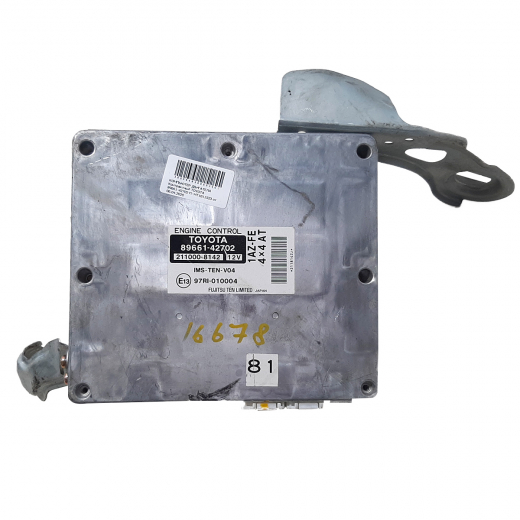 Компьютер двигателя Toyota Rav4 '00-'05 (1AZ-FE) 4WD AT, MT контрактный 89661-42702