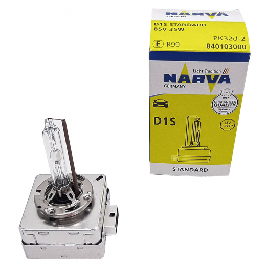 Лампа ксенон белый D1S 84010 4300K NARVA