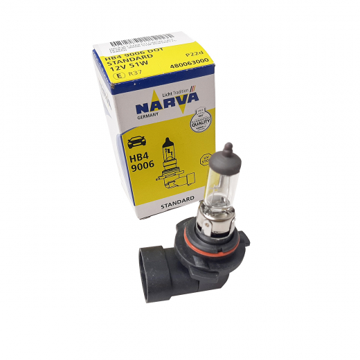 Лампа галоген белый HB4 48006 51W Standart NARVA