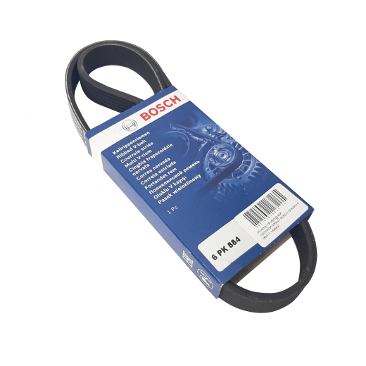 Ремень приводной поликлиновый (6x884мм.) Bosch 6PK884