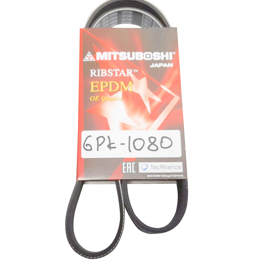Ремень приводной поликлиновый (6x1080мм.) Mitsuboshi 6PK1080