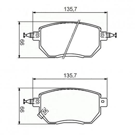 Колодки тормозные передние CTR CKN-20 дисковые