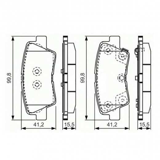 Колодки тормозные задние CTR GK0492 дисковые