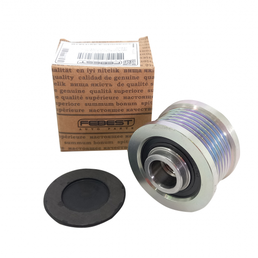 Шкив генератора Nissan (QR20DE, QR25DE, QR20DD, QR25DD) с обгонной муфтой Febest