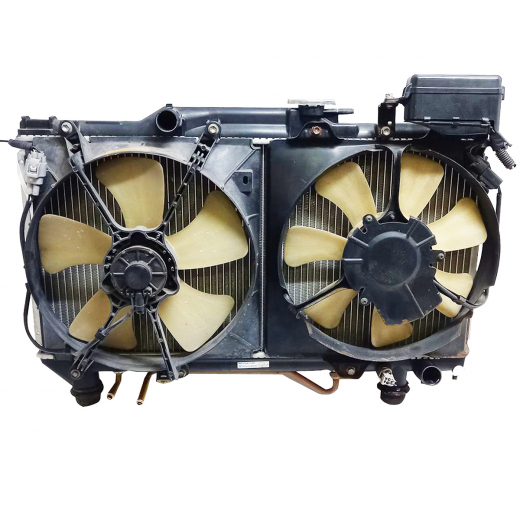 Радиатор охлаждения Toyota Caldina/ Carina / Corona '92-'96 (4S-FE, 3S-FE, 3S-GE) AT контрактный в сборе