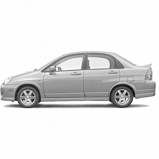Дверь передняя левая Suzuki Aerio '01-'07/ Liana '04-'07 контрактная