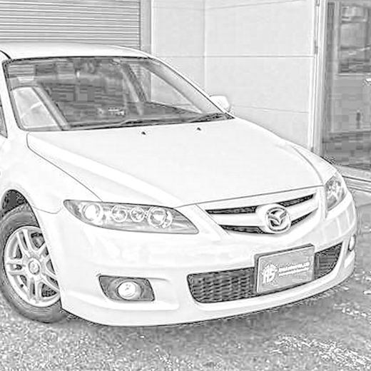 Решетка радиатора Mazda 6/ Atenza '05-'08 Sport контрактная