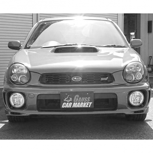 Решетка радиатора Subaru Impreza '01-'02 сплошная с ресничкой контрактная 