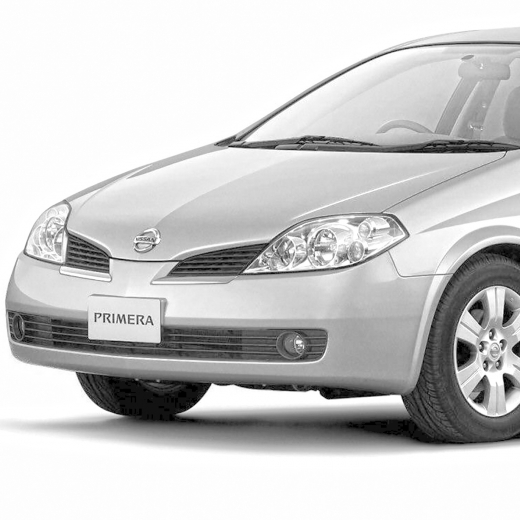 Решетка радиатора Nissan Primera '03-'05 левая контрактная