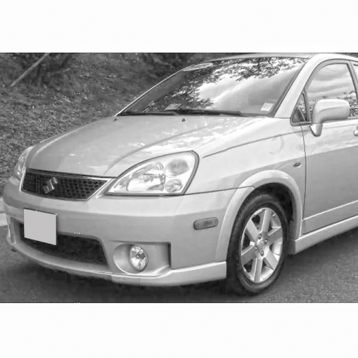 Крыло переднее Suzuki Aerio (1.8L)/ Liana (S) '01-'07  левое под уширитель контрактное