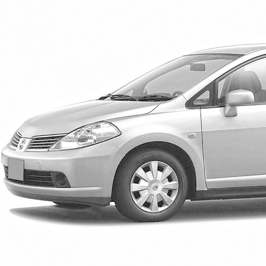 Крыло переднее Nissan Tiida/ Latio '04-'12 левое под повторитель контрактное