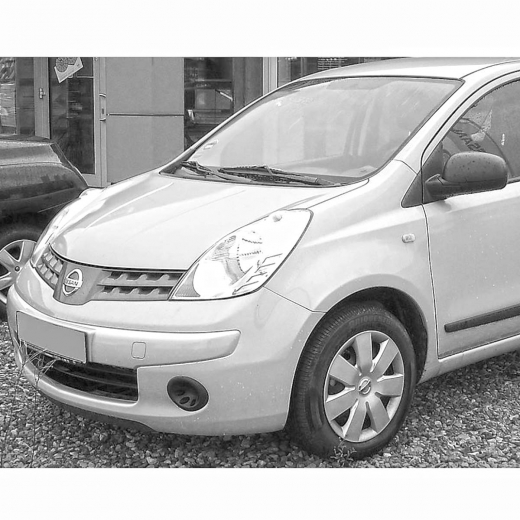 Крыло переднее Nissan Note '05-'12 левое под повторитель контрактное