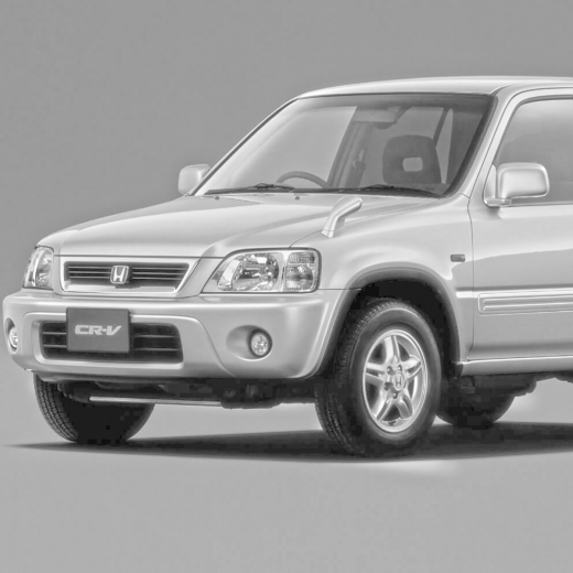 Крыло переднее Honda CR-V '95-'01 левое под повторитель, зеркало контрактное