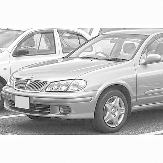 Крыло переднее Nissan Almera '00-'02/ Bluebird Sylphy / Pulsar '00-'03 левое под повторитель контрактное