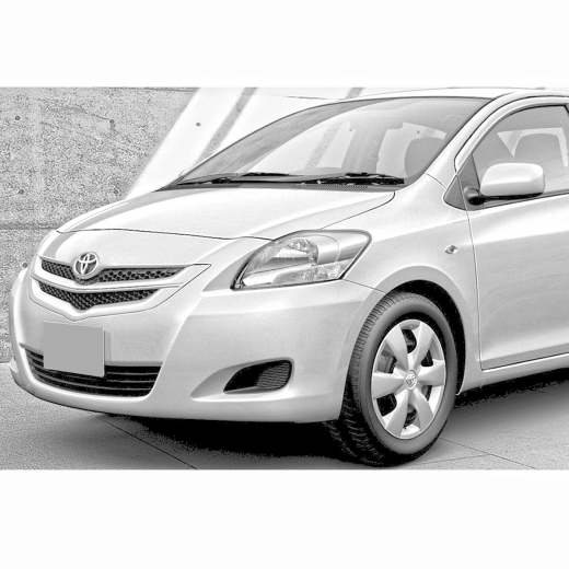 Крыло переднее Toyota Belta/ Yaris Sedan '05-'08 левое под повторитель контрактное